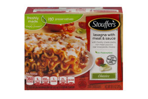 Stouffer's Classics Lasagna With Meat & Sauce