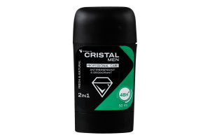 Антиперспірант-дезодорант для чоловіків 2в1 Натуральний Cristal 50мл