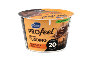 Пудинг протеїновий Іриска та шоколад безлактозний 180г стакан Valio PROfeel