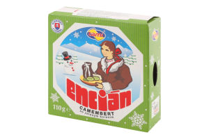 Сир Камамбер Encian з зеленим перцем 45% 110г Tami