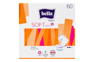 Прокладки щоденні гігієнічні Normal Soft deo Panty Bella 60шт