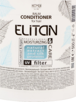 Бальзам-кондиціонер для волосся Екстракт вівса, олія аргани, протеїни шовку Зволожувальний Elitan 500мл