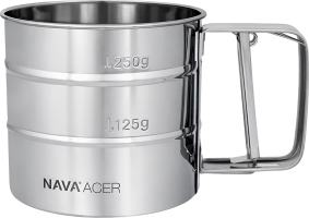 Кружка-сито нержавеющая сталь d10см №10-186-012 Acer Nava 1шт