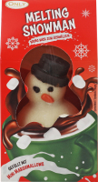 Фігурка з молочного шоколаду Melting Snowman наповнений міні зефірками 75г Only