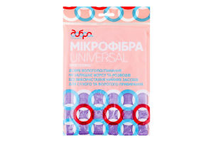 Салфетка Микрофибра для уборки Embossing Universal Добра господарочка 1шт