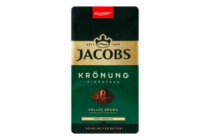 Кофе натуральный жареный молотый Kronung Jacobs м/у 500г