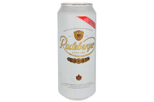 Пиво 0.5л 4.8% світле Radeberger Pilsner з/б