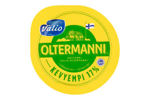 Сир 17% напівтвердий Oltermanni Valio в/у 250г