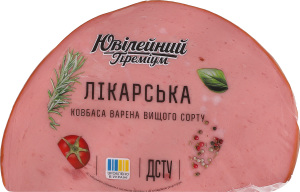 Колбаса варёная Докторская Ювілейний Преміум в/с кг