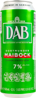 Пиво 0.5л 7% світле фільтроване пастеризоване Maibock DAB з/б