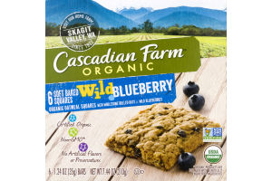Cascadian Farm Organic Soft Baked Squares Wild Blueberry - 6 CT