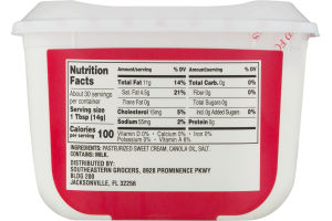 SE Grocers Spreadable Sweet Cream Butter with Canola Oil Salted