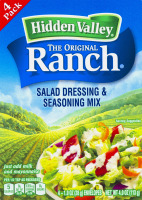 Hidden Valley Original Ranch Salad Dressing & Seasoning Mix, 4.0 Ounces