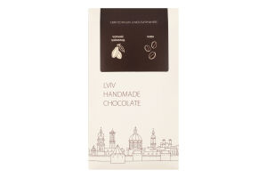 Шоколад черный с кофейной начинкой Lviv handmade chocolate к/у 78г