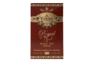Чай черный листовой Pekoe Royal Edems к/у 100г