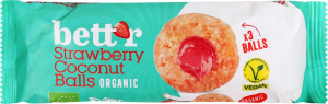 Кульки Bett'r фруктові зі смаком кокос-полуниця
