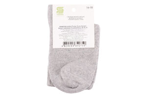 Шкарпетки Premier socks Економ вис мал сірі р16-18