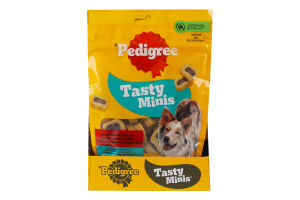 Корм сухой дополнительный для взрослых собак с говядиной и домашней птицей Tasty minis Pedigree д/п 155г