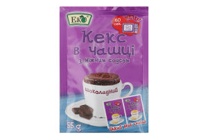 Концентрат сухой шоколадный Кекс в чашке Еко м/у 55г
