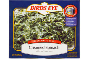 Birds Eye Vegetables & Sauce Creamed Spinach