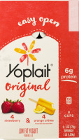 Yoplait Original Low Fat Yogurt Strawberry & Orange Creme - 8 CT