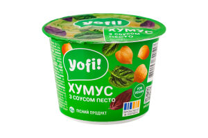 Хумус з соусом песто Yofi! ст 250г