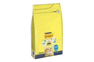 Корм сухий для дорослих котів після стерилізації з лососем, тунцем та овочами Sterilized Friskies м/у 1.5кг