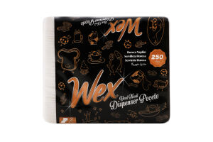 Серветки паперові Wex 250 шт 2 шари И498 (Туреччина)