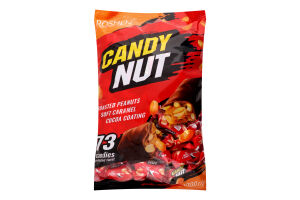 Конфеты глазированные мягкая карамель с арахисом Candy Nut Roshen кг