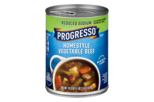 Progresso Reduced Sodium Beef & Vegetable Soup