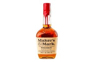 Виски 0.7л 45% Bourbon Maker's Mark бут
