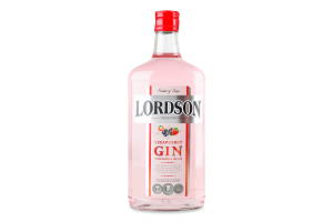 Джин 0.7л 37.5% Strawberry Lordson пл