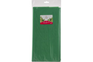 Smart Living Plastic Table Cover 54" x 108" Green