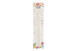 Свічка біла 24.5см №KYYW186 Greenwich Products Co. Limited 6шт