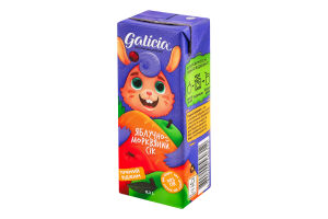 Сок яблочно-морковный Galicia т/п 0.2л