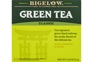 Bigelow Green Tea Classic - 40 CT