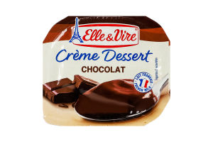 Крем-десерт 3.2% шоколадний ультрапастеризований Elle&Vire ст 100г