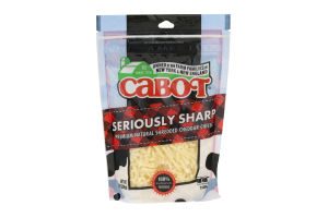Cabot Hand Selected Premium Cheddar Cheese Seriously Sharp
