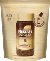 Кава розчинна сублімована Gold Nescafe д/п 50г