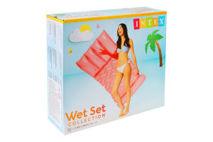 Матрац надувний вініл №58725 1.73мх89см Wet set collection Intex 1шт