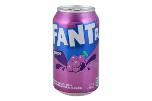 Напиток безалкогольный газированный ароматизированный Grape Fanta ж/б 355мл