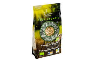 Крупа гречневая непропаренная зеленая органическая Galeks Agro м/у 400г