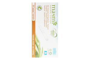 Masmi органічні тампони Super Plus з аплікатором 14 шт