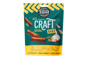 Грінки житньо-пшеничні Часник Craft Bars Flint д/п 80г