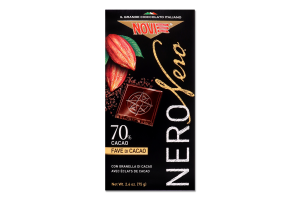 Шоколад чорний Novi з какао-крупкою