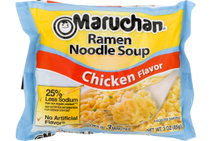 Maruchan Ramen Noodle Soup Chicken Flavor 35% Less Sodium