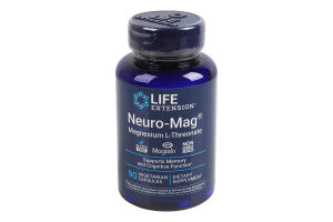 Добавка дієтична вегетаріанські капсули Magnesium L-threonate Neuro-Mag Life Extension 90шт