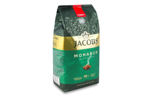 Кофе натуральный жареный в зернах Monarch Jacobs м/у 1кг
