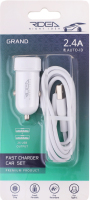 Зарядний Пристр Автомобіл Ridea RCC-21212 Grand Type-C 2USB 2.4 A Арт.30094