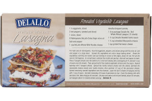 Delallo Organic Whole Wheat Pasta Lasagna